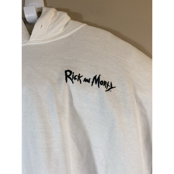 Rare Rick and Morty Dub Dub White Hoodie Size XL - Picture 7 of 14